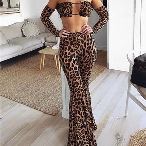 Pant Set Brown/Combo